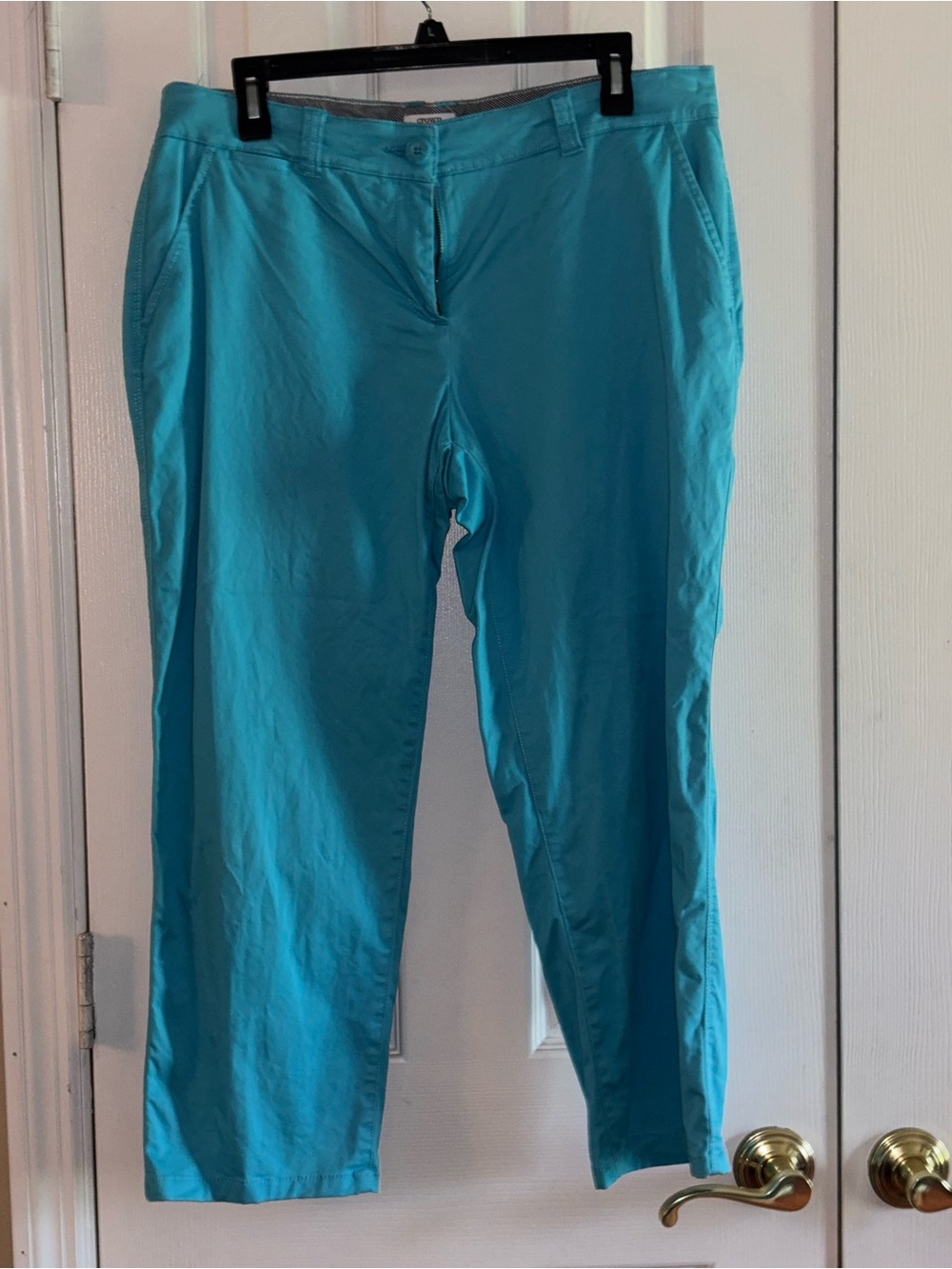 crown & ivy Turquoise Capris